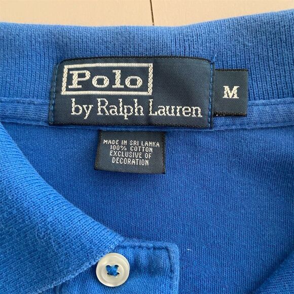 Polo Ralph Lauren Men's Classic-Fit Polo Shirt Blue Standard Size M Casual - Picture 2 of 3